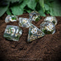 Shallow Grave | Dice Set - Mint & Mustard