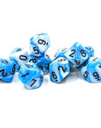 Sky Kingdom | D10 Dice Set - Mint & Mustard