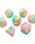 Spring Layers | Dice Set - Mint & Mustard