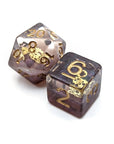 Steampunk Twilight | Dice Set - Mint & Mustard