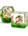 The Child | Dice Set - Mint & Mustard