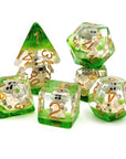The Child | Dice Set - Mint & Mustard