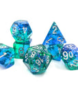 The Deep | Dice Set - Mint & Mustard
