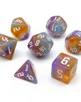 The Moonweaver | Dice Set - Mint & Mustard
