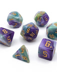 The Wildmother | Dice Set - Mint & Mustard