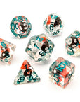 Toadstool Autumn | Dice Set - Mint & Mustard