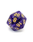 Violet Pearl | Dice Set - Mint & Mustard