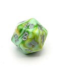 Wild Magic Patternweave | Dice Set - Mint & Mustard
