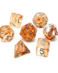 Wisp Familiar | Dice Set - Mint & Mustard