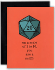 You're a Natural 20 | Greeting Card - Mint & Mustard