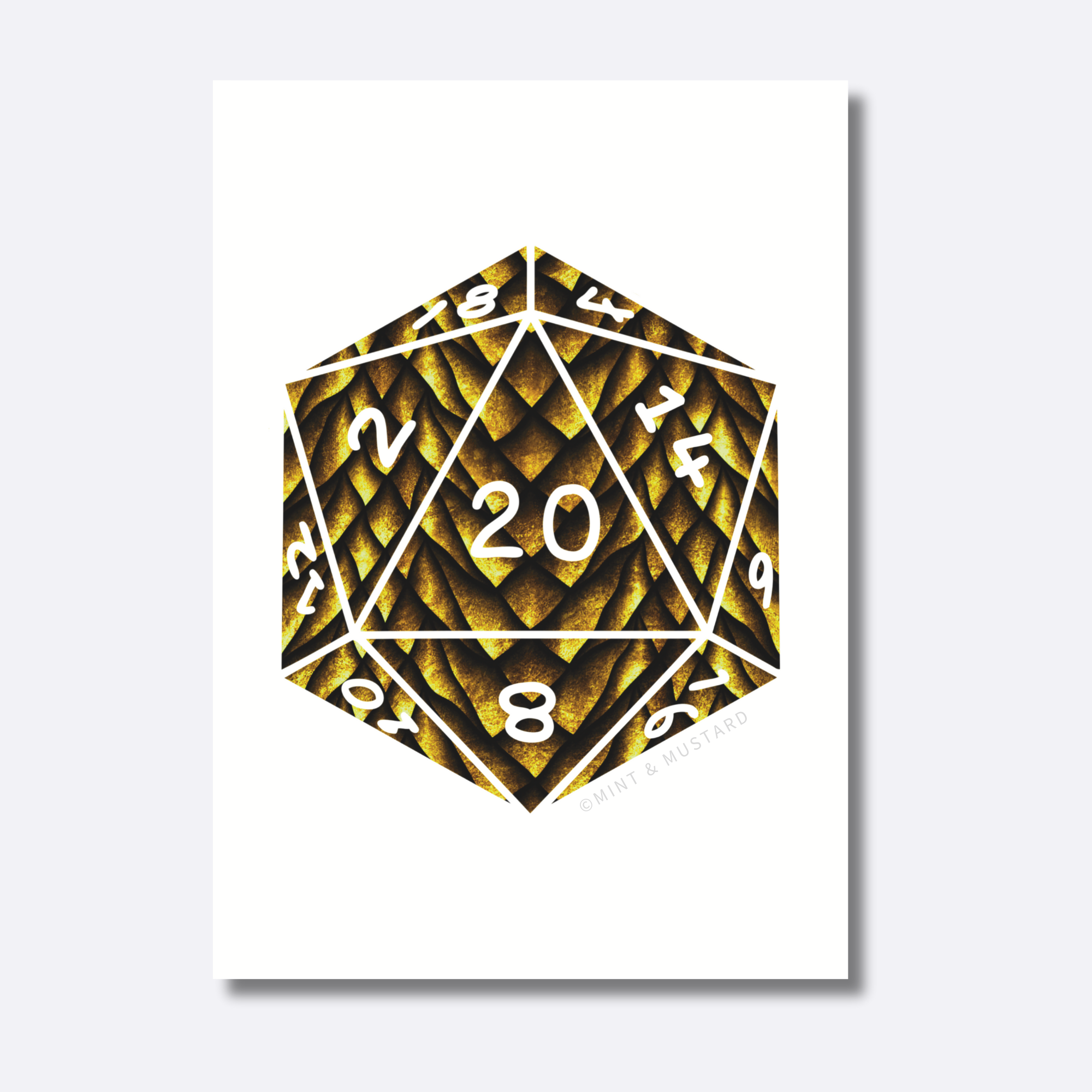 D20 Dragon Scales | Art Print