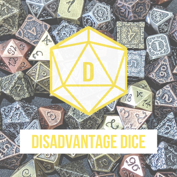 Disadvantage Dice | Mystery Metal Dice Set