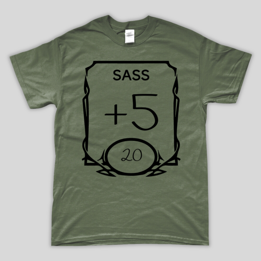 D&D Stats T-Shirt | Sass