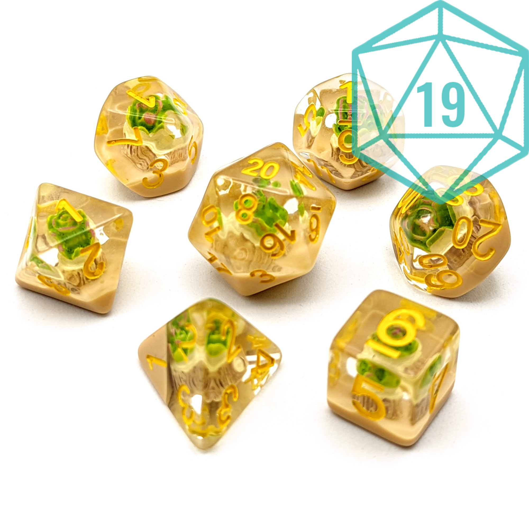 NATURAL 19 - Succulent | Dice Set
