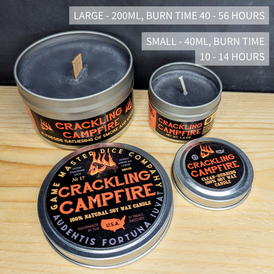 Crackling Campfire | Adventure Candle