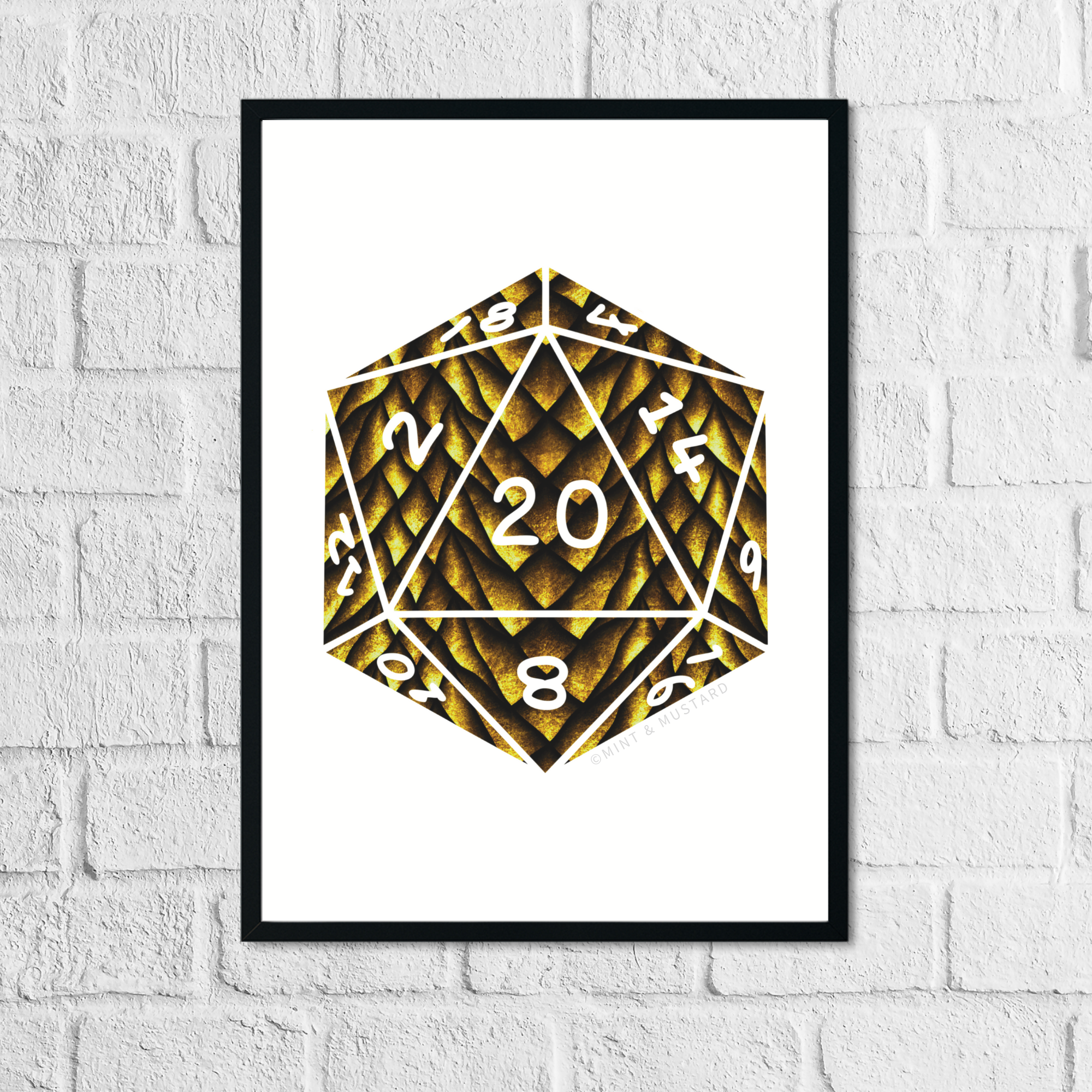 D20 Dragon Scales | Art Print