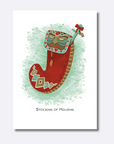 Stocking of Holding | Art Print