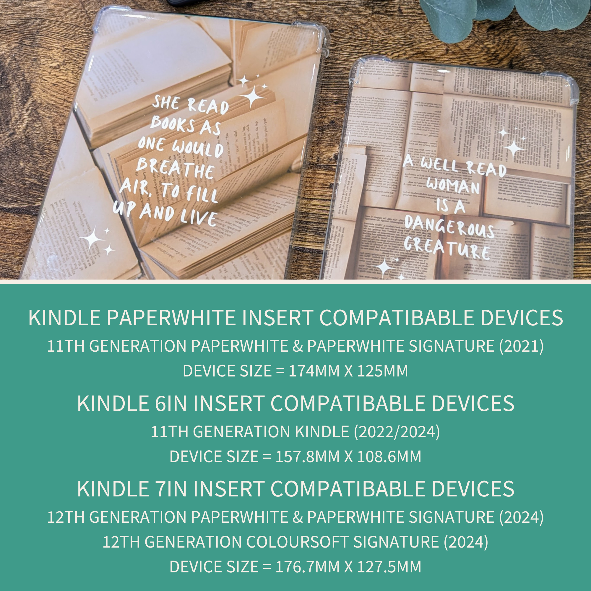 A Book A Day | Kindle Inserts