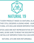 NATURAL 19 - Survival Check Critical Failure Bookmark