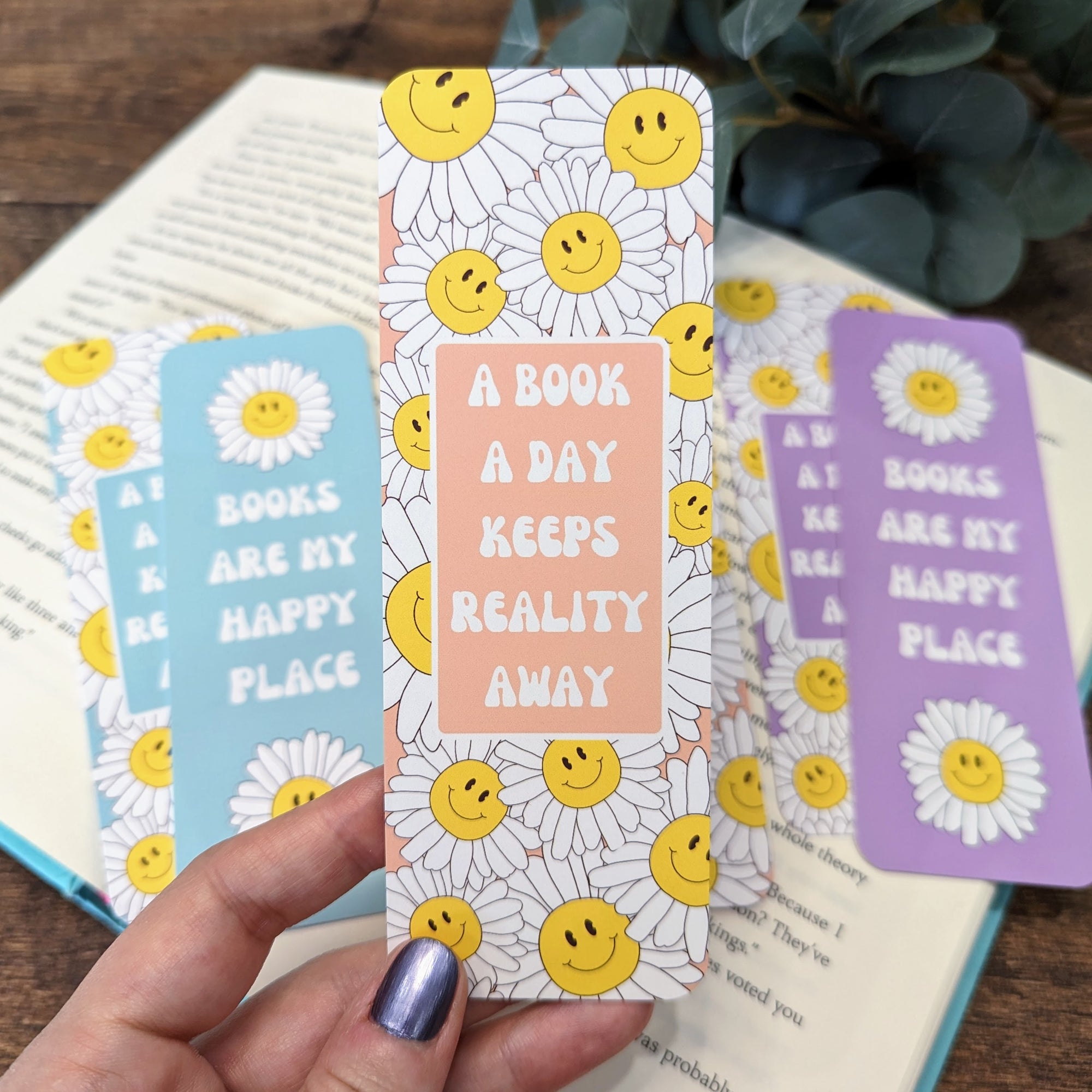 Happy Daisies Bookmarks