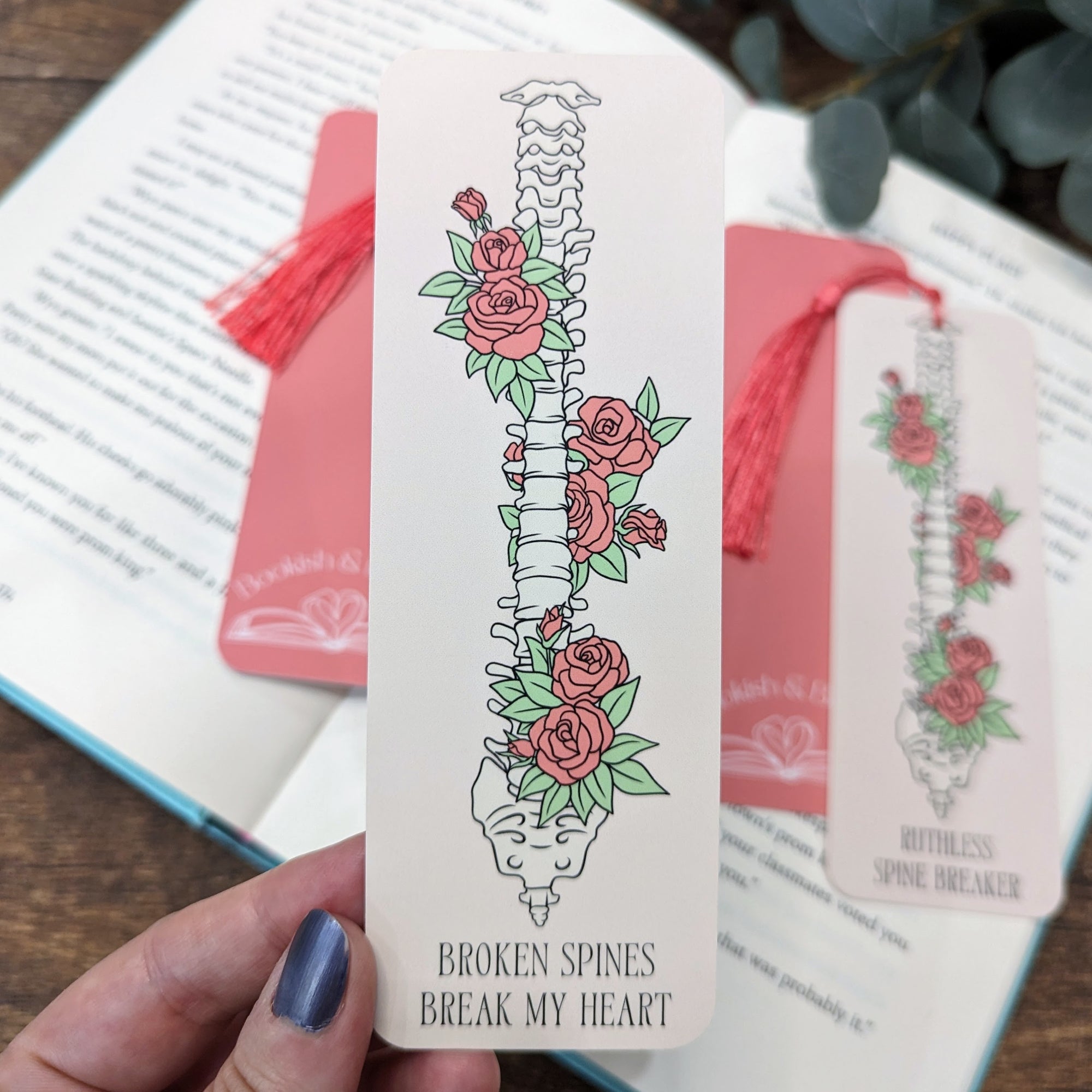 Broken Spine Bookmarks