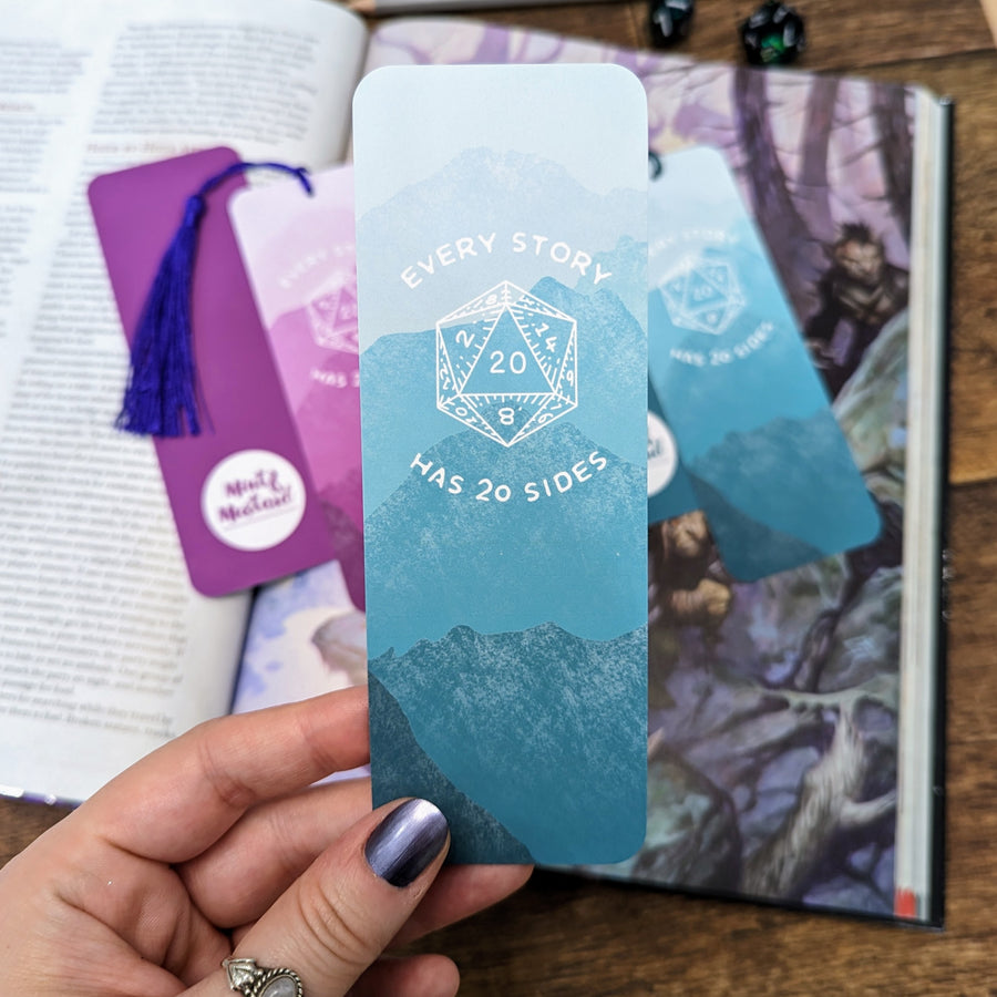 20 Sided Story Bookmark