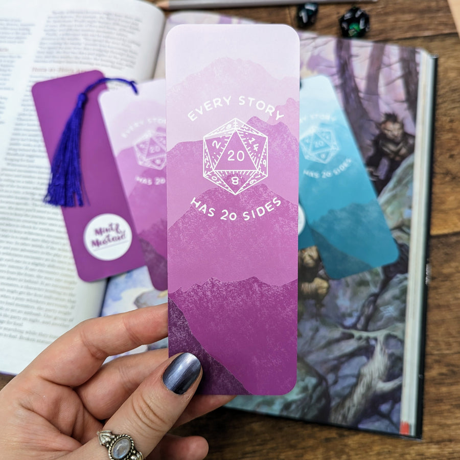 20 Sided Story Bookmark