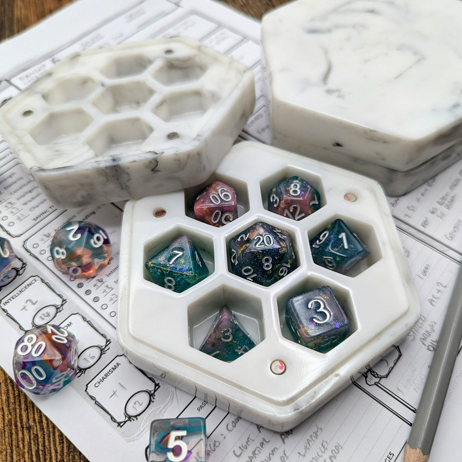 Dice Box | Marble Resin