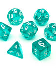 Teal Jewels | Dice Set