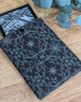 Gothic Webs Charcoal | Kindle Sleeve