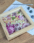 Plumes in Plum | Dice Tray Insert