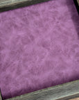 Faux Nubuck in Wine | Dice Tray Insert