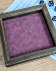 Faux Nubuck in Wine | Dice Tray Insert