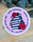 Dark Romance Red Flag | Vinyl Sticker