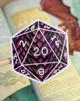 Dragon Scale D20 | Vinyl Sticker
