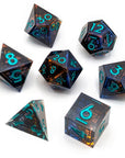 Stained Glass Window | Premium Sharp Edge Dice Set