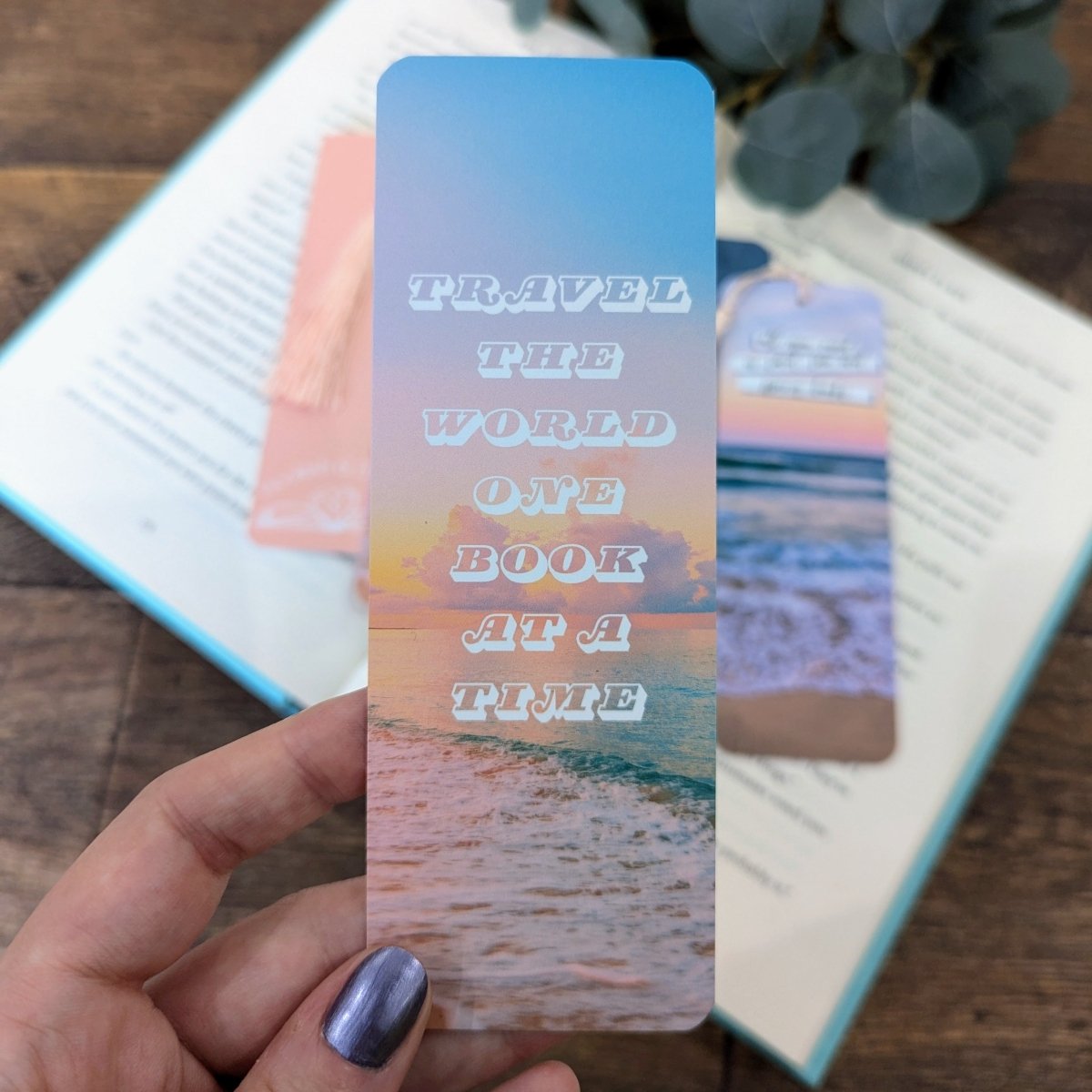 Beach Read Bookmarks - Mint & Mustard