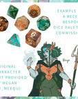 Bespoke Dice Palette - Mint & Mustard