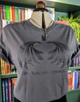 Big Wingspan Energy T-Shirt | Anthracite Grey - Mint & Mustard