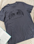 Big Wingspan Energy T-Shirt | Anthracite Grey - Mint & Mustard