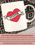 Book Boyfriend Mug - Mint & Mustard