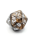 Bronze Steel | Dice Set - Mint & Mustard