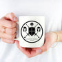 Class Sigil Mug | Fighter - Mint & Mustard