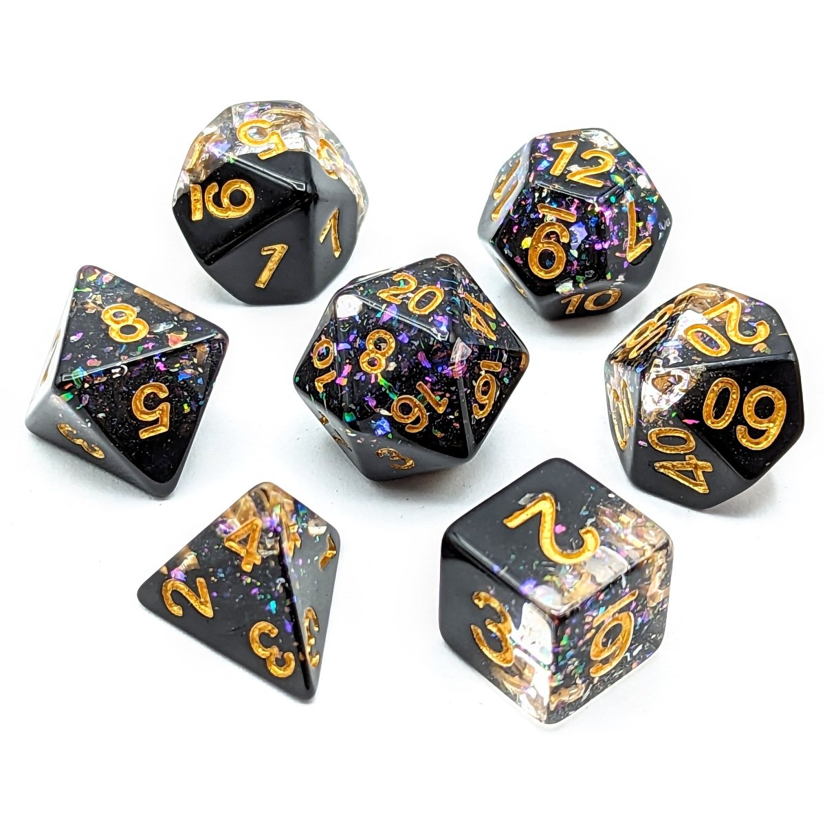 Corruption | Dice Set - Mint & Mustard