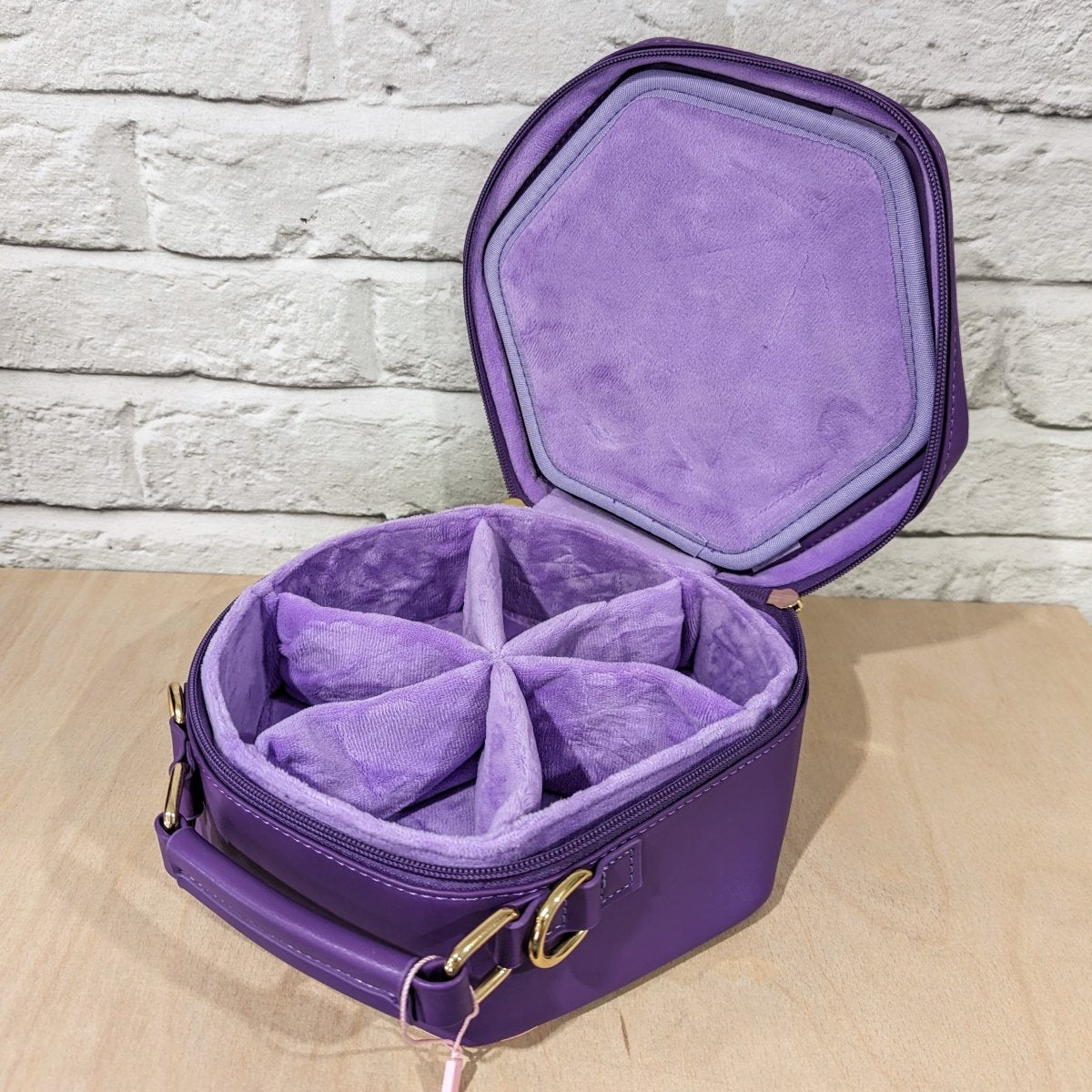 D20 Ita Bag & Dice Organiser - Mint & Mustard