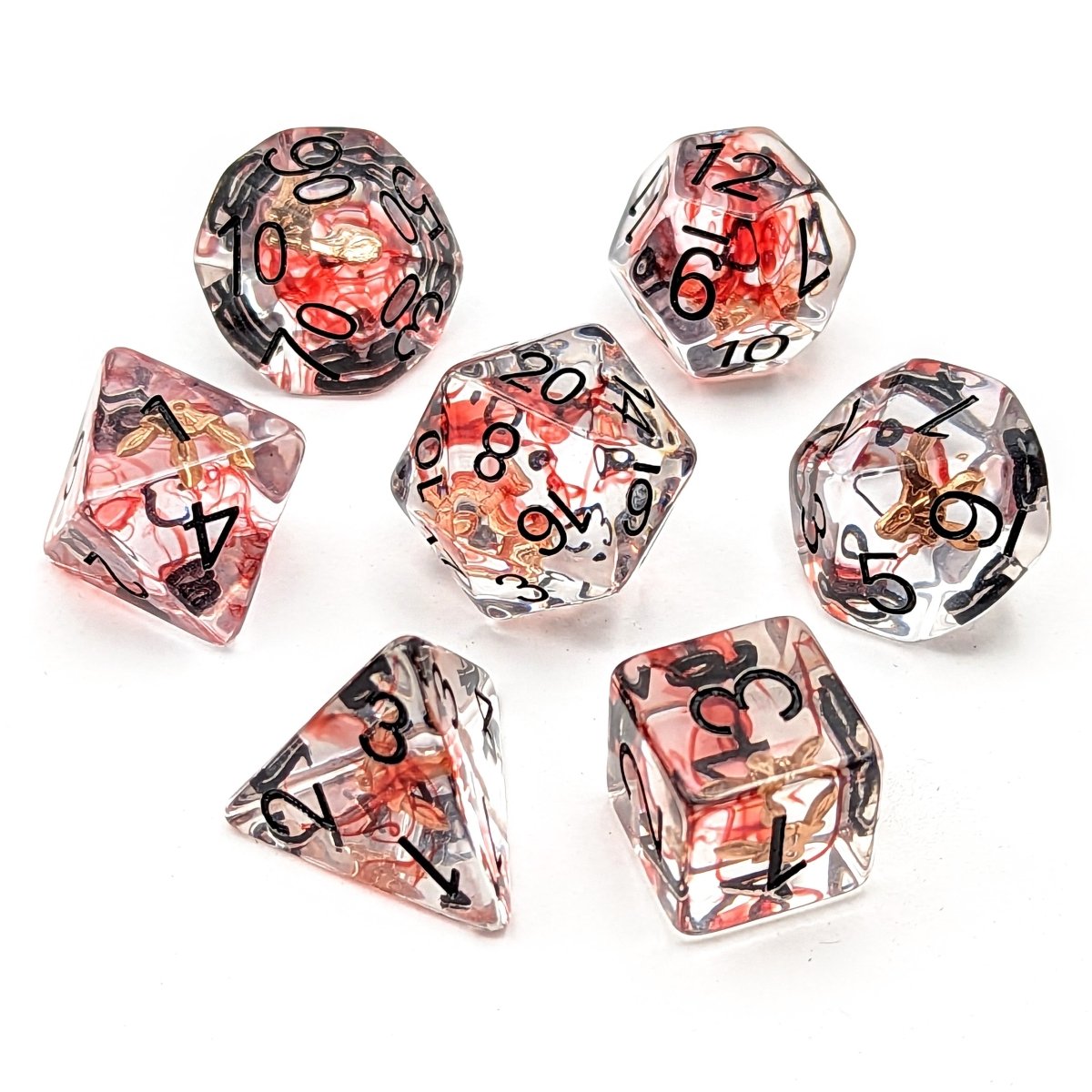Dagger, Dagger, Dagger | Dice Set - Mint &amp; Mustard