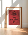 Dark Romance | Art Prints - Mint & Mustard