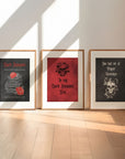 Dark Romance | Art Prints - Mint & Mustard