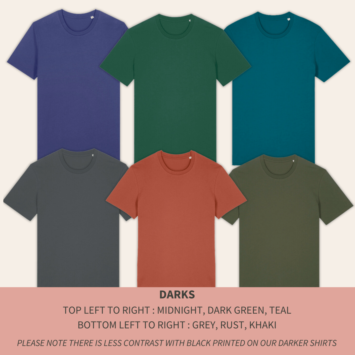 Dark Romance Monster T-Shirt - Mint &amp; Mustard