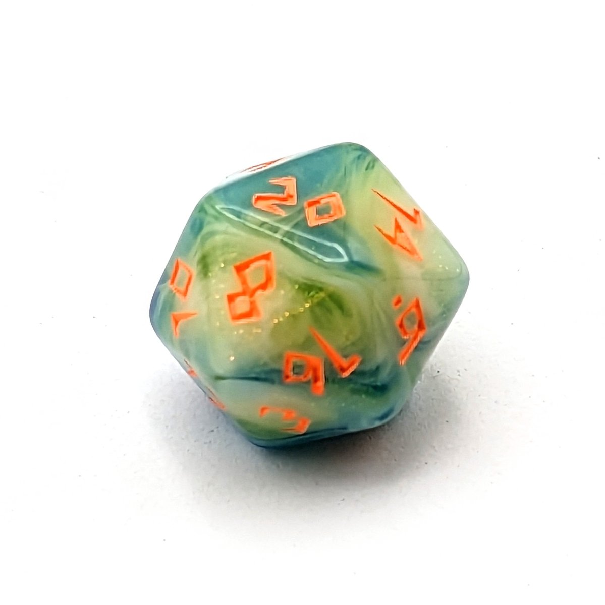 Dawn Rune | Dice Set - Mint & Mustard